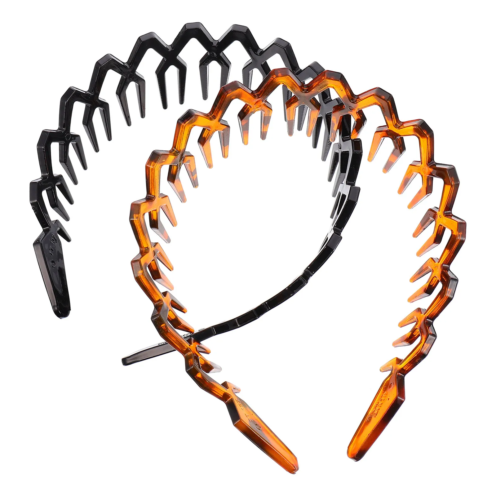 2Pcs Wave Hairband Women Headband Tooth Hair Comb Chic Stylish Hair Accessories for Daily Party Wedding