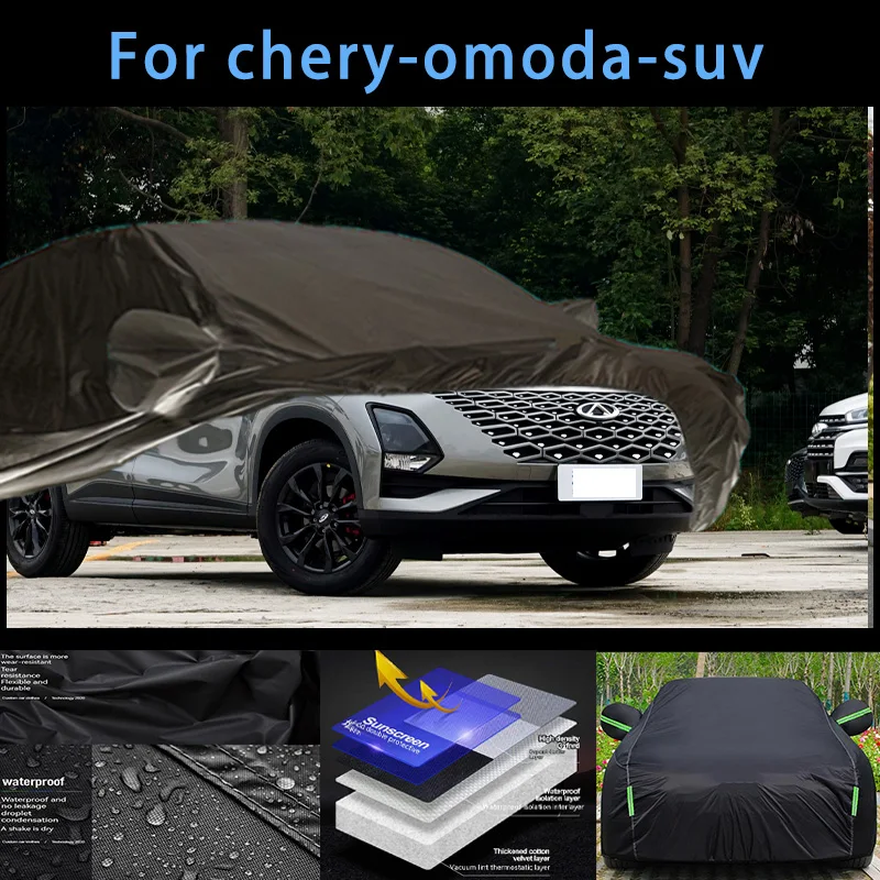 

For Chery-omoda-suv Outdoor Protection Full Car Covers Snow Cover Sunshade Waterproof Dustproof Exterior Car accessories