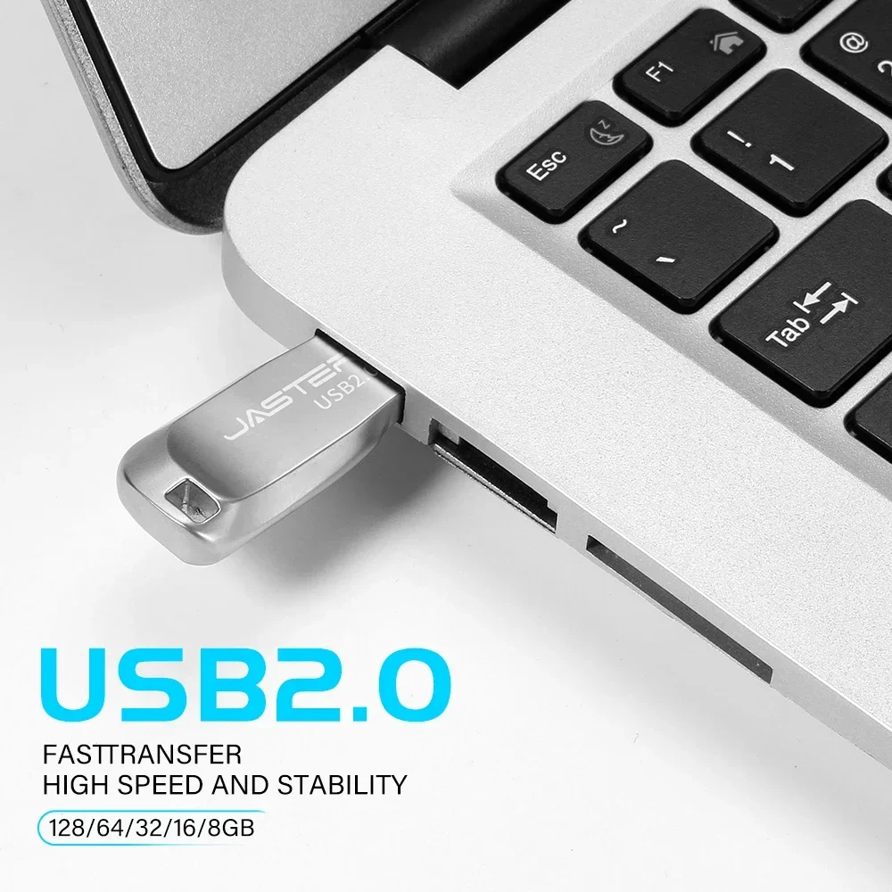 

Металлический USB флеш-накопитель JASTER с бесплатным логотипом Mini 2,0, высокоскоростной флеш-накопитель объемом 64 ГБ, флеш-накопитель объемом 32 ГБ, 16 ГБ, 8 ГБ, 4 Гб, бесплатный брелок, U-диск