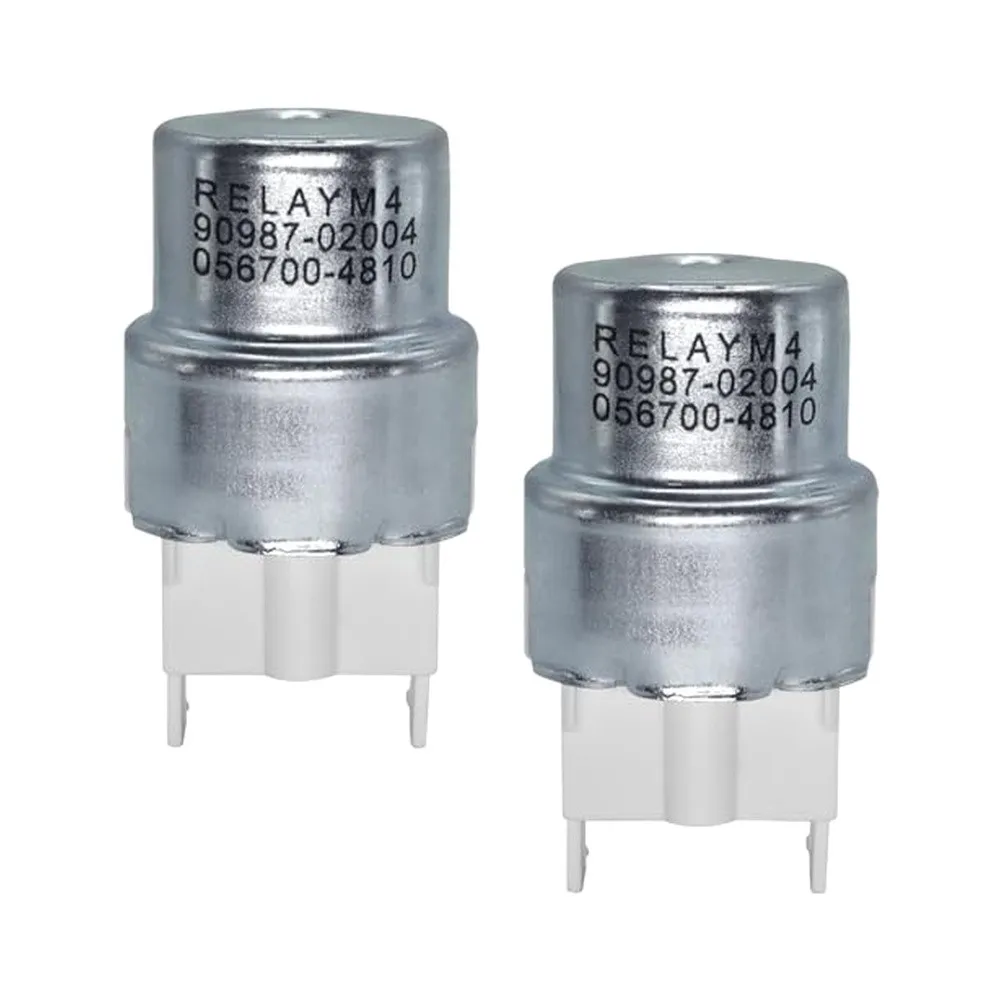 For Fixing Failing Switches Silver 12V Automotive Switch OE 90987-02004 Replacement High-grade Plastic Housing