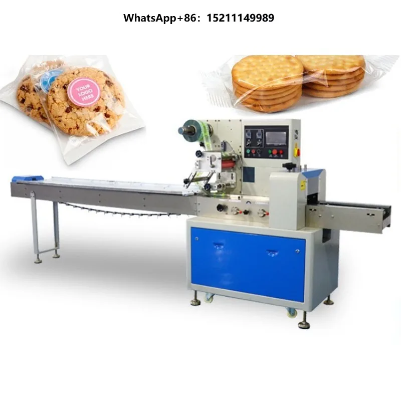 Biscuit Packaging Flow Servo Machine Croissant Making Machine Package Croissant Packaging Machine