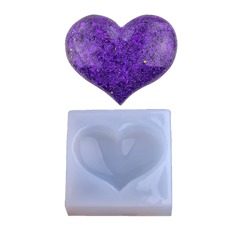 

M2EA 3D Love Silicone Mold Heart Resin Mold Mousse Cake Mould