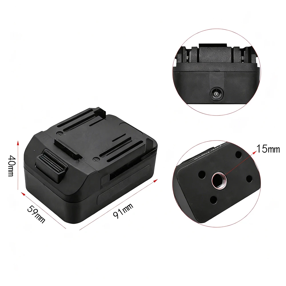 1Pc Battery Adapter DIY CBattery Conveter  Battery Terminal For 18V Li-ion Battery BL1830 BL1840 BL1850 DAY Tools Power Tool Acc