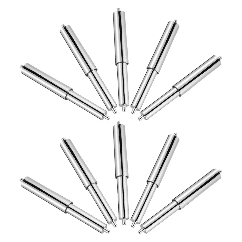 

10Pcs Easy Install Toilet Paper Holder Spring-Loaded Roller Rod Stainless Steel Bathroom Tissue Dispenser Universal Fit