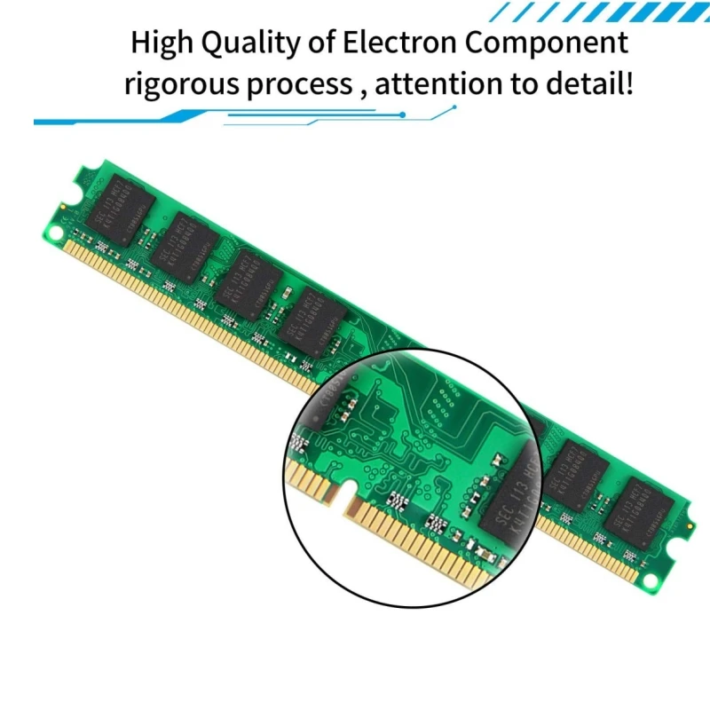4PCS DDR2 2GB 800MHz 1.8V RAM 240Pin Desktop