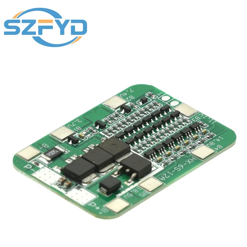 Placa de protección BMS 6S 15A 24V - Para baterías de iones de litio 18650 de paquete de 6 - Módulo PCB para kits de bricolaje