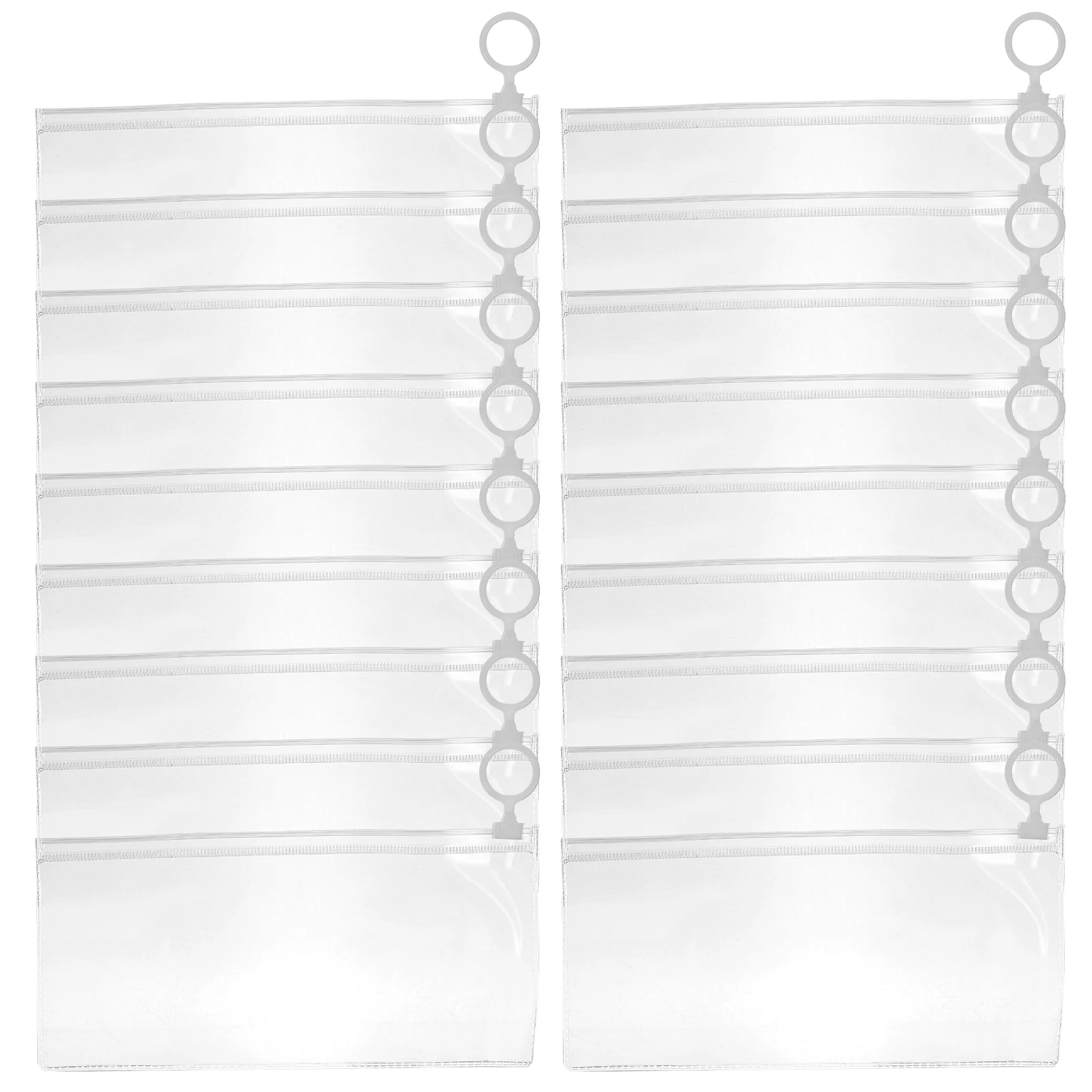 20 Pcs Transparent Stationery Case Multi-use Pen Bags Storage 225X105CM Cases Fountain Display