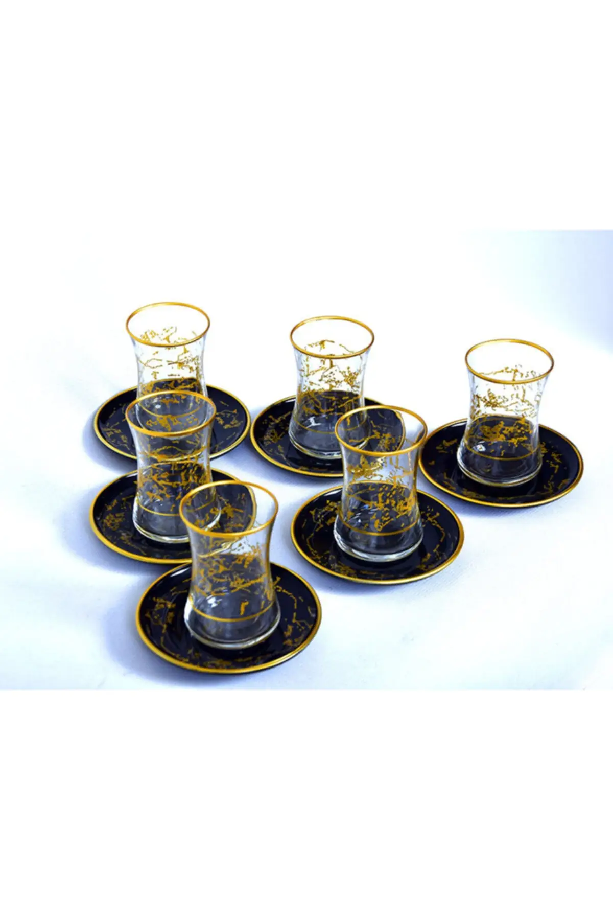 

DOLBOVI Gold Tea Set Gilt English Tea Glass Cup