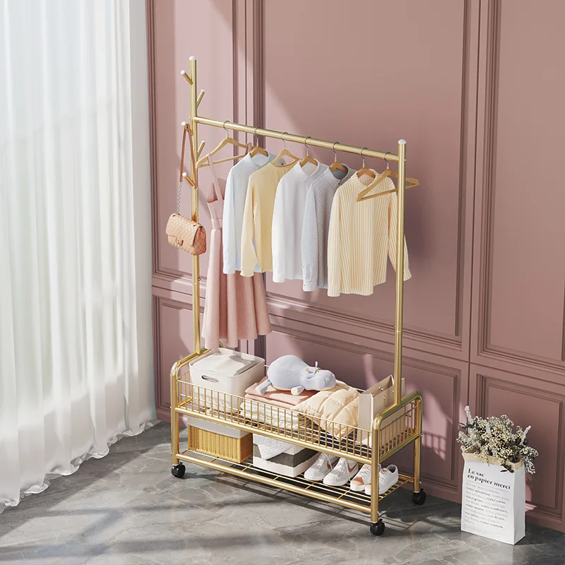 

Clothes drying rack folding household indoor simple drying clothes indoor drying rack balcony bedroom hanging clothes rack