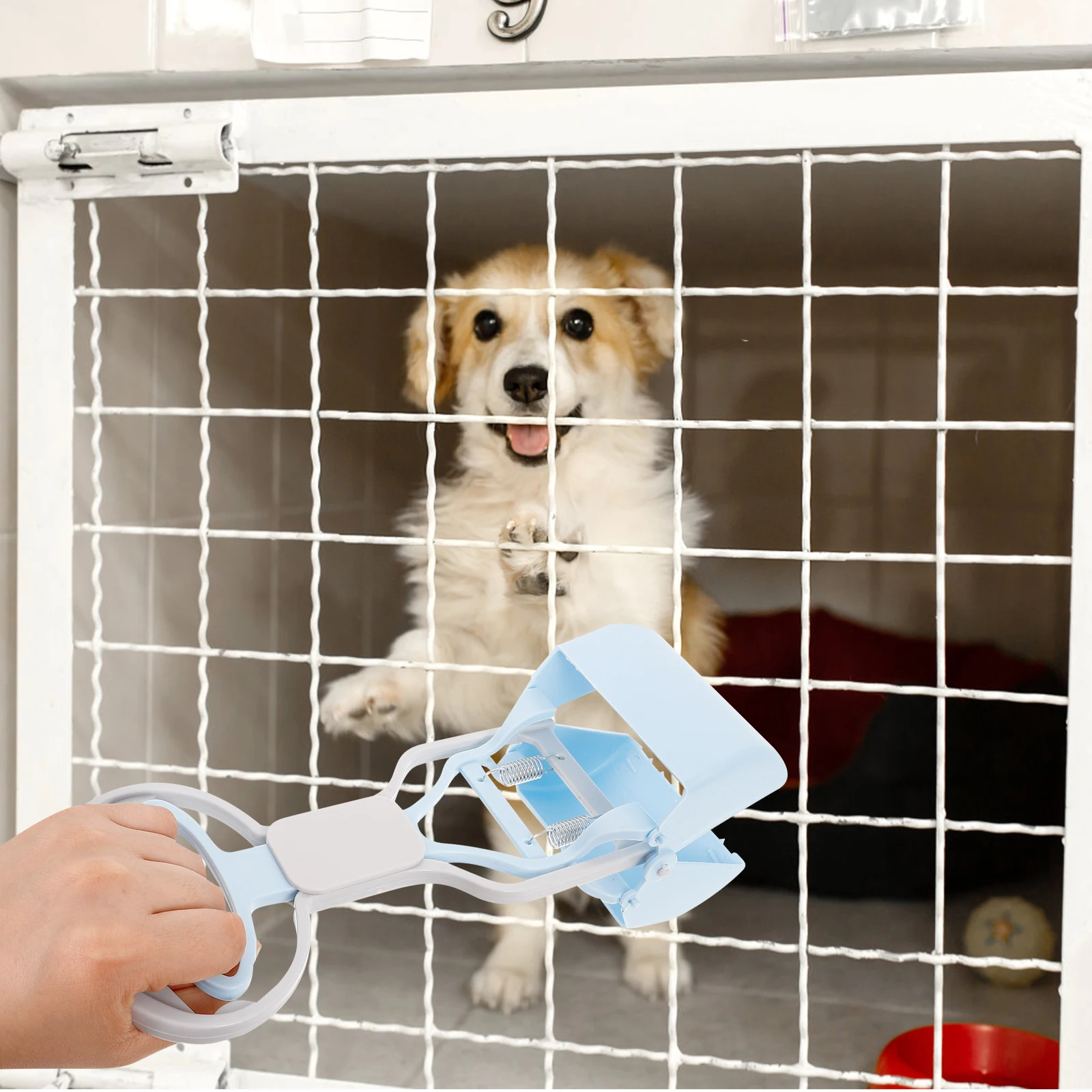 

Poop Picker Long Handle Plastic Pet Poop Scooper For Dogs Cats Wear-Resistant Litter Cleaner Yard Pickup Tool