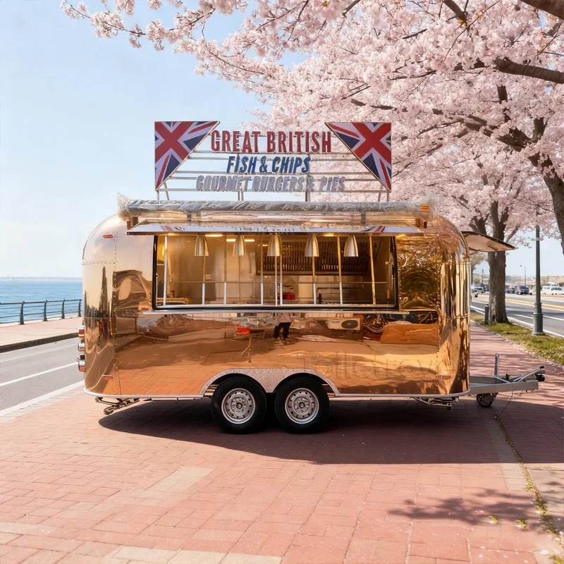 

Mobile Street Food Cart Peanut Cheese Chocolate Empanada Nut Roasting Remorque Food Truck Trailer for Panama Food