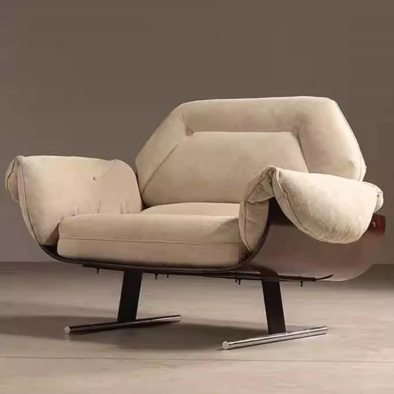 

Lazy Designer Living Room Chairs Vanity Office Sofa Arm Living Room Chairs Balcony Bedroom Throne Poltrona Office Furniture