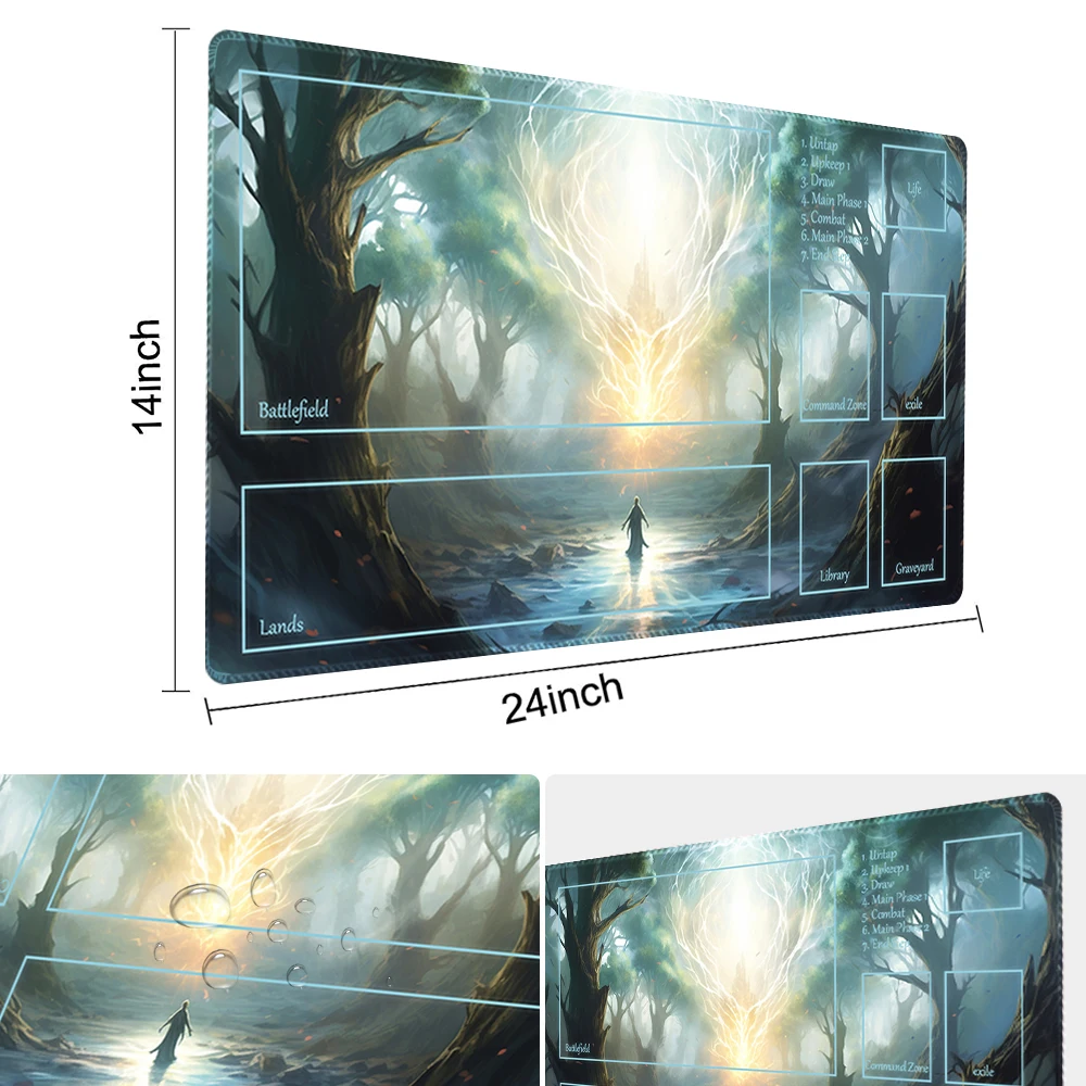 Stormbreaker-gra planszowa TCG Playmat mata na stół rozmiar 60x35 CM podkładka pod mysz kompatybilna z MTG CCG