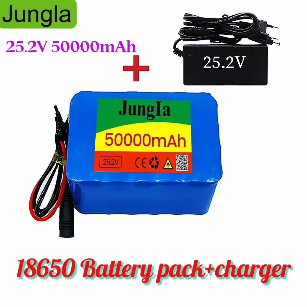 แบตเตอรี่เครื่องมือทางไฟฟ้าลิเธียม25.2V 50000MAH 2024 6S4P + ที่ชาร์จ