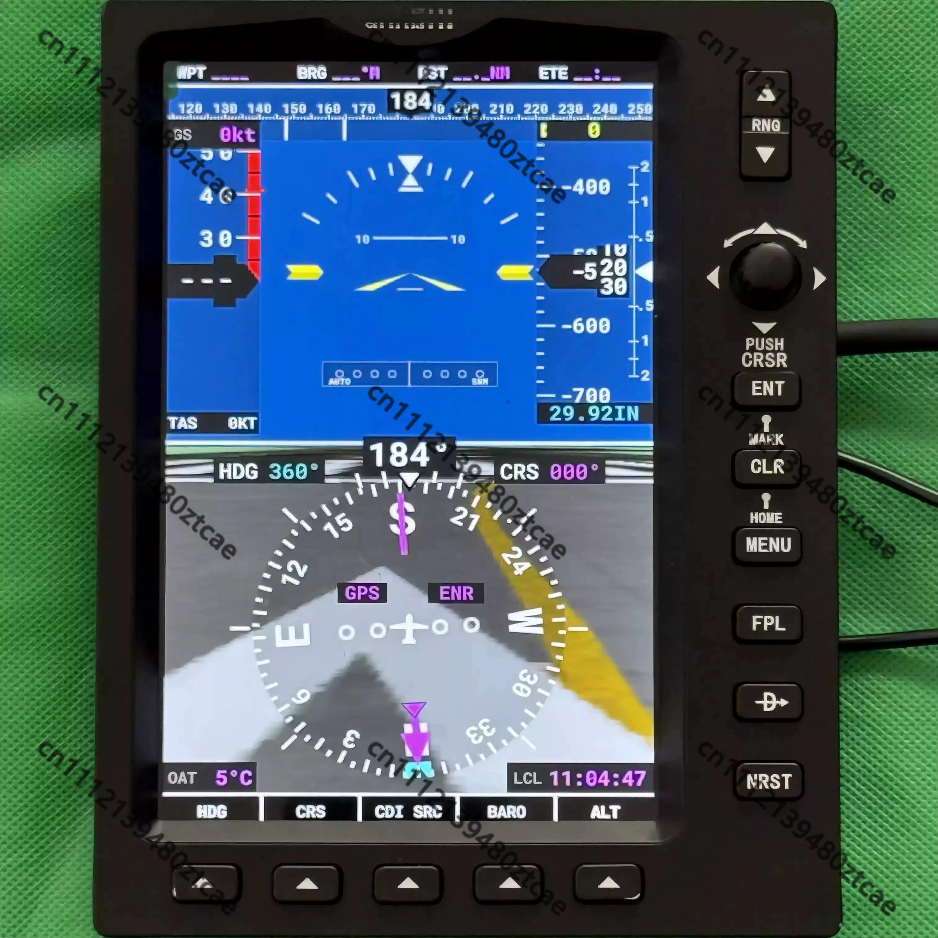 High Fidelity Flight Simulation Avionics Navigation Panel Multifunction Cockpit Display Equipment Aviation Game Peripheral
