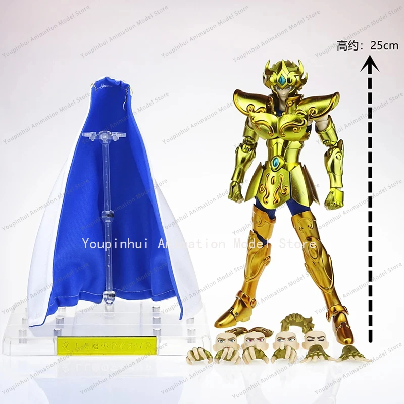 JM.MST Saint Seiya Myth Cloth Leo/Lion Aiolia Gemini Saga Kanon Plus 3.0/Crown Gold Knights of the Zodiac Action Figure