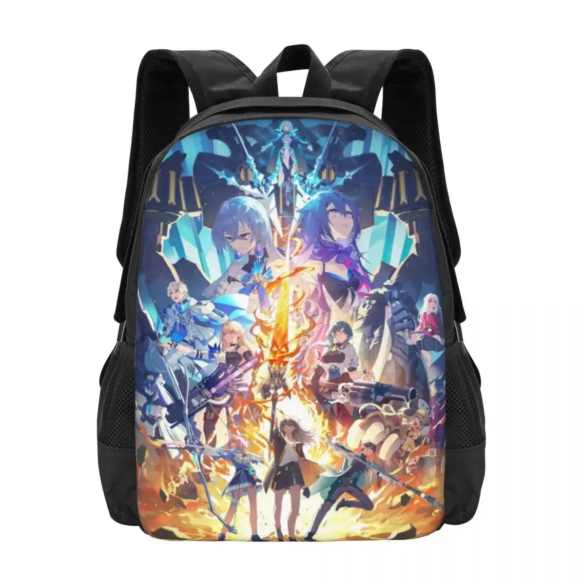 Honkai Star Rail Travel Laptop Backpack, Business College School Computer Bag Gift for Men & Women