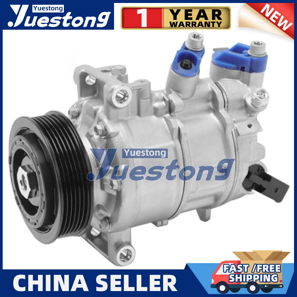 AC Compressor w Clutch for Audi A4 allroad A4 Quattro A6 Quattro Q7 2.0L 4M0820803 4M0816803 8W5816803 8W5820803A CO11440C