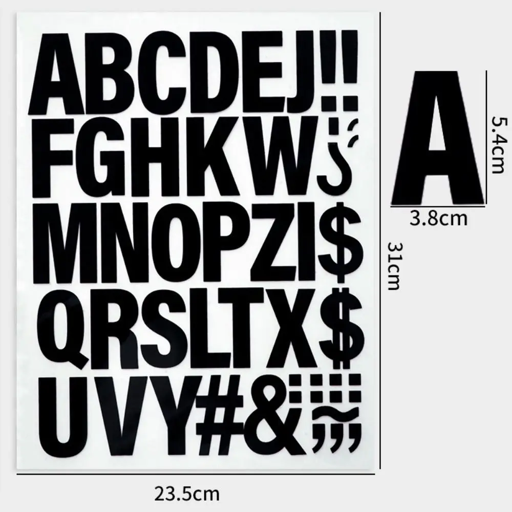 DIY Heat Transfers Patches Self Adhesive Colored Letter Symbols Clothing Stickers Durable Washable Hot Stamping Sticker