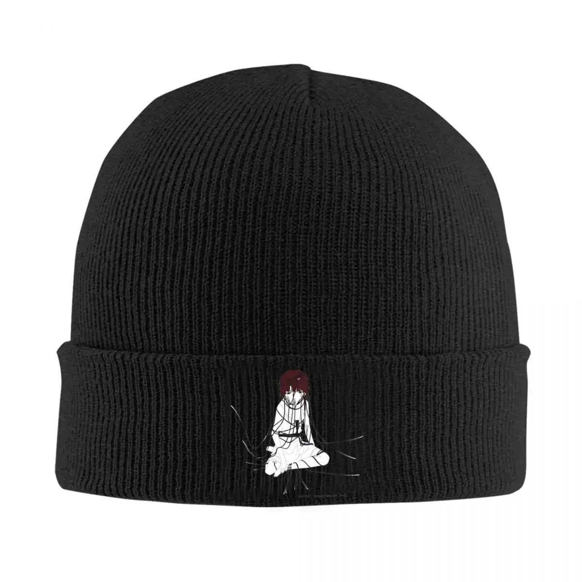 Serial Experiments Lain Bedroom Knitted Hat Beanies Autumn Winter Hats Warm Fashion Anime Lwakura Sci Fi Manga Cap for Men Women