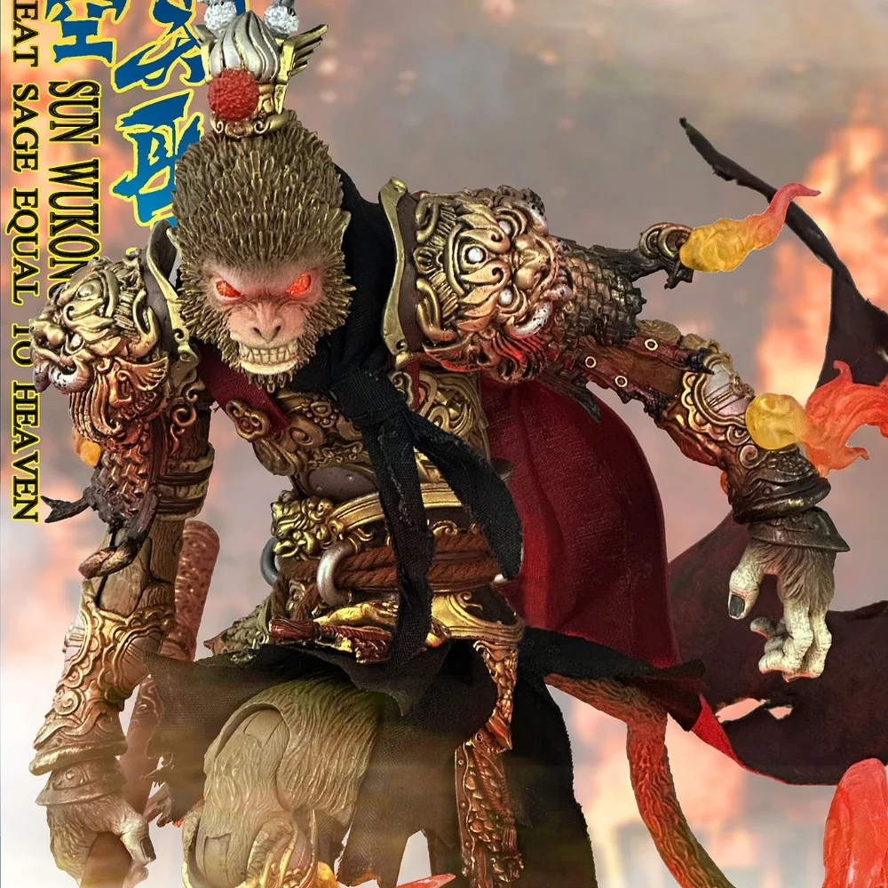 

В наличии Fury Toys масштаб 1/12, запись горных морских демонов, Сунь Укун, битва, поврежденная версия, полный набор, 6-дюймовая фигурка