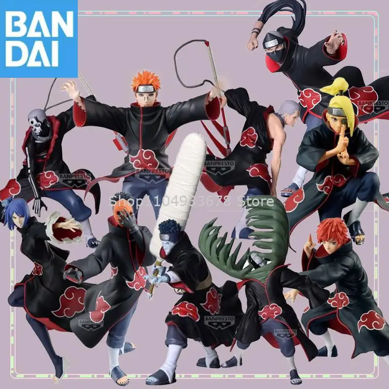 Bandai Naruto Shippuden vibración estrellas dolor Kakuzu Zetsu Hidan Konan Deidara Sasori Zetsu figura modelo coleccionista figurita Juguetes