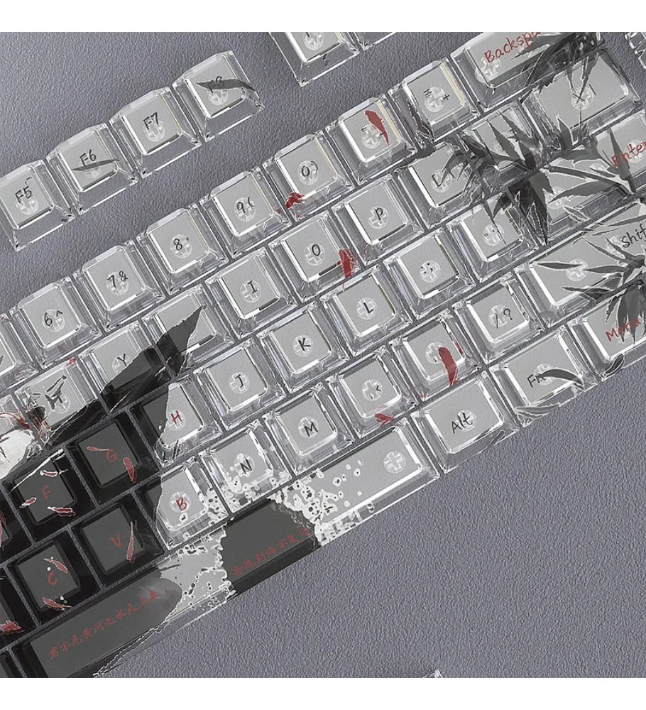 Crystal Knight Line Antique Keycap High Value Sublimation Boys E-sports Game Mechanical Keyboard Keycap