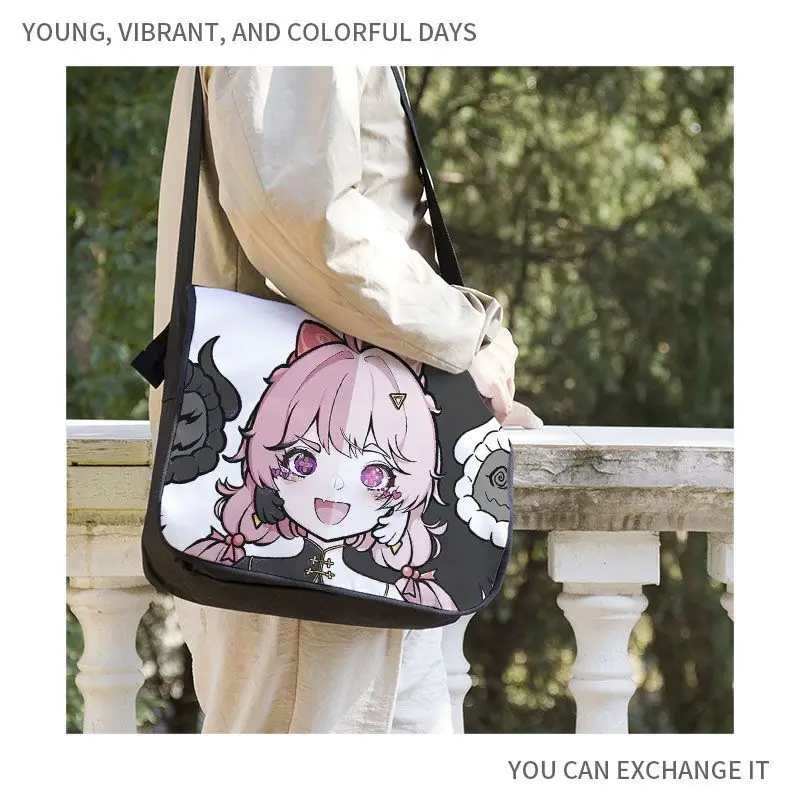 2D Ming Chao Encore Casual Crossbody Men, Large Capacity Sports Student Shoulder Bag, Workwear Sling Bag For Women Anime