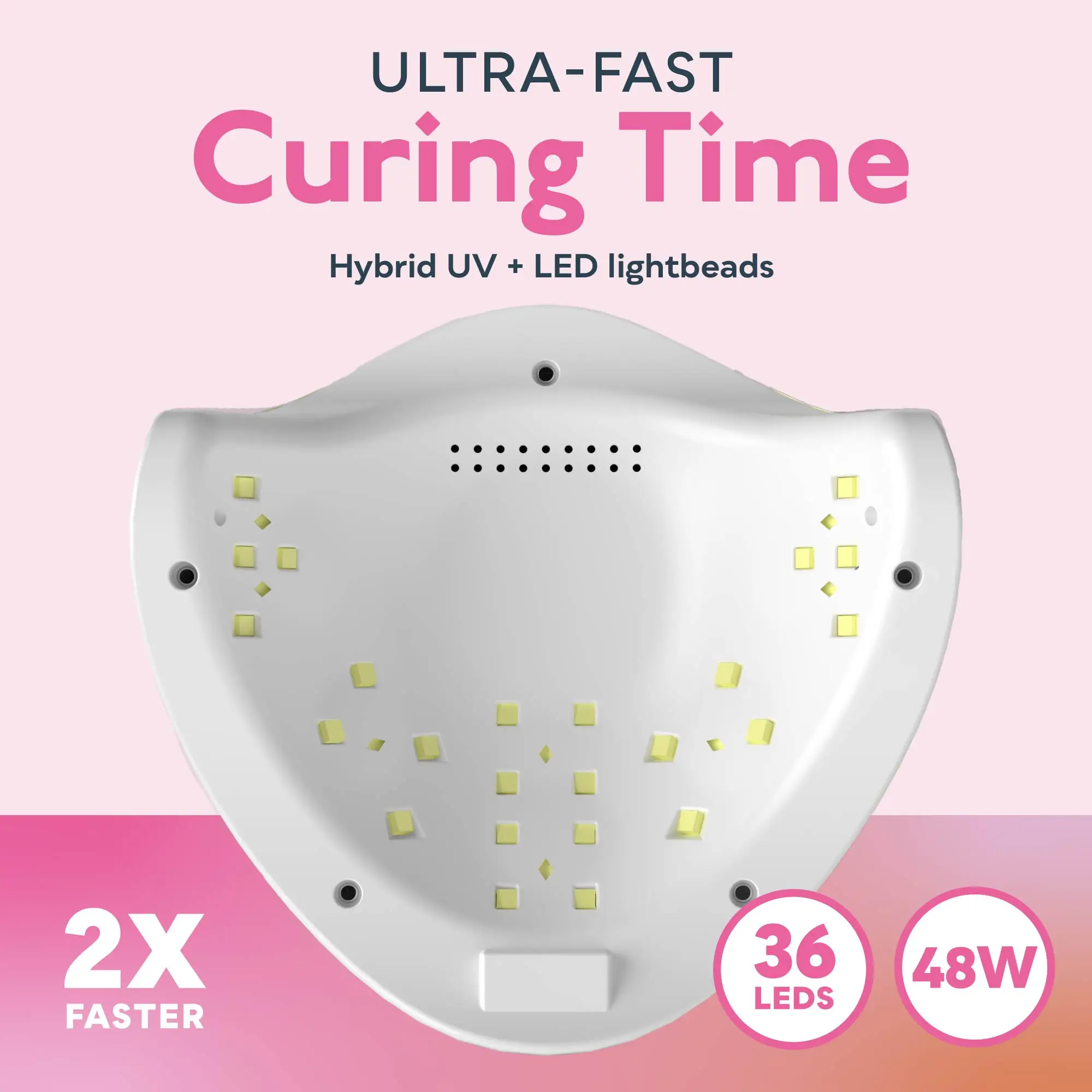 Sunuv sun5plus UV-LED-Lampe 48W Nagel trockner zum Aushärten aller Arten Gel 99s niedrige Hitze 36 leds UV-Lampe für zwei Hände Nail Art Maschine