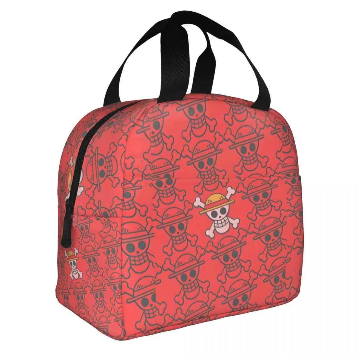 New Arrival Travel Storage Bags Pirates Skull Tote One Piece Outdoor Lunch Container For Students School&Office