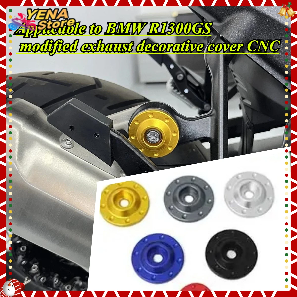 

For BMW R1250R R1250RS R1250RT 2018-2025 2024 2023 2019 2017 Exhaust Bracket Cover Plate Motorcycle Accessories Custom Bike