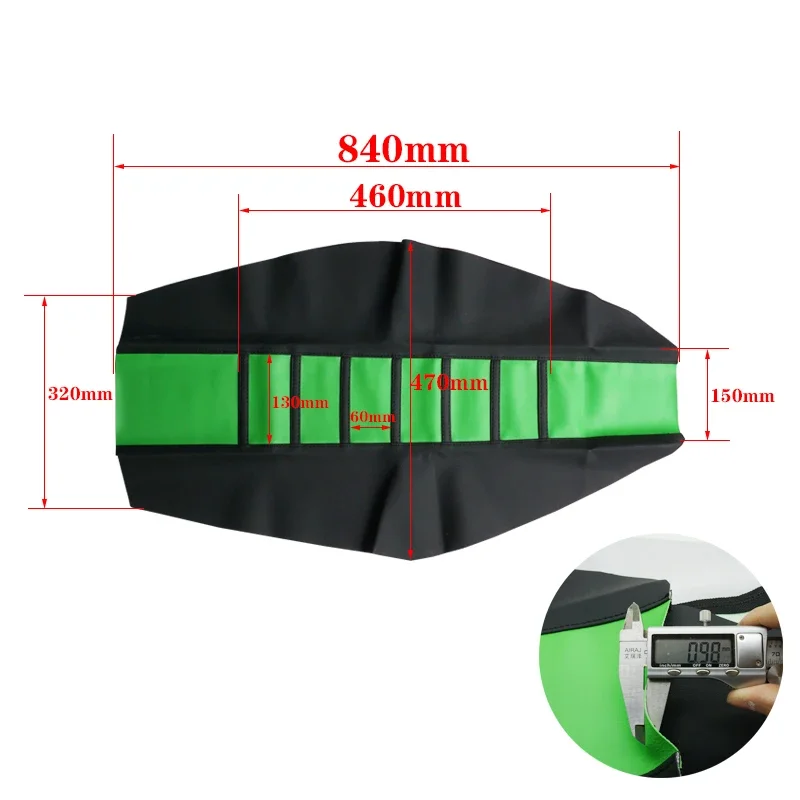 Чехол на сиденье мотоцикла, нескользящий, водонепроницаемый, желтый, белый, красный, синий, оранжевый, зеленый, удлиненный для SXF EXC XCF KXF YZF WR CRF