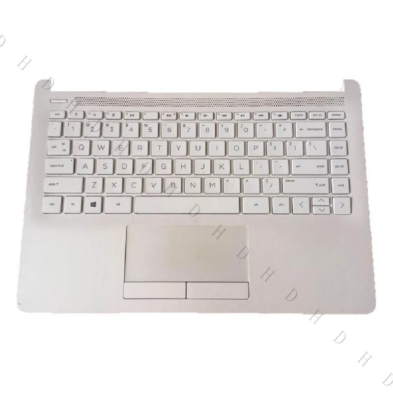 N+New C Shell Palmrest With Keyboard 1PC L24820-001 For HP 14-CF 14-DK 14S-CR 14S-DP Laptop Replacement Assembly