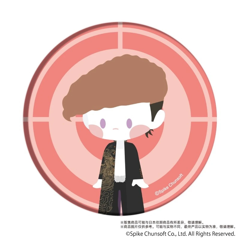 58mm Anime Danganronpa monokuma Naegi Makoto Aoi Asahina Chihiro Fujisaki Cosplay COSTUME Badge Pin SPTE Tinplate Brooch﻿ Prop