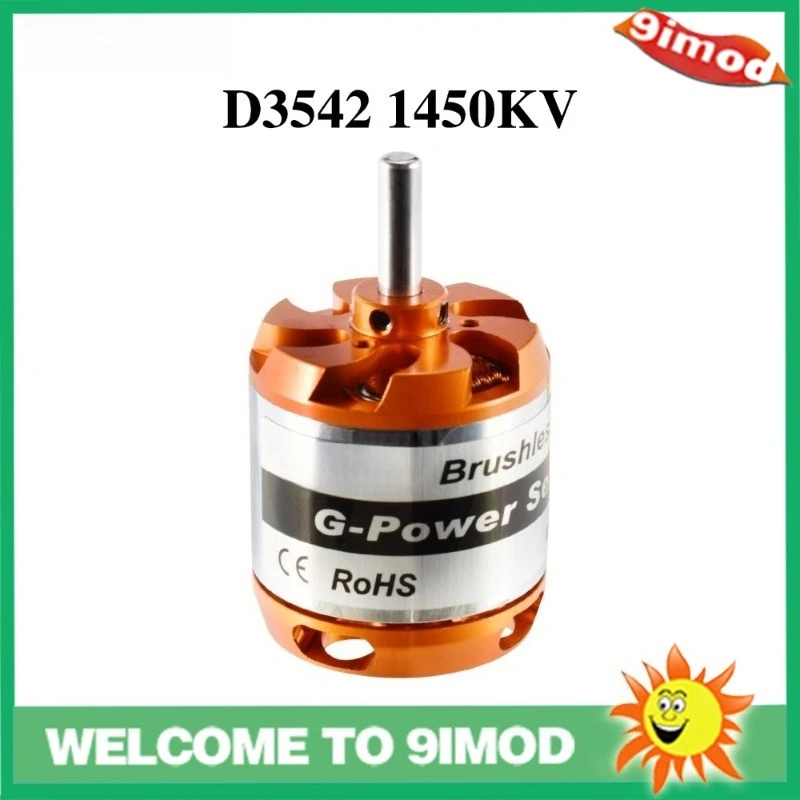 Outrunner Brushless RC Motor 1000KV 1250KV 1450KV Optional Replacement Spare Part for RC Airplane Multirotor Aircraft