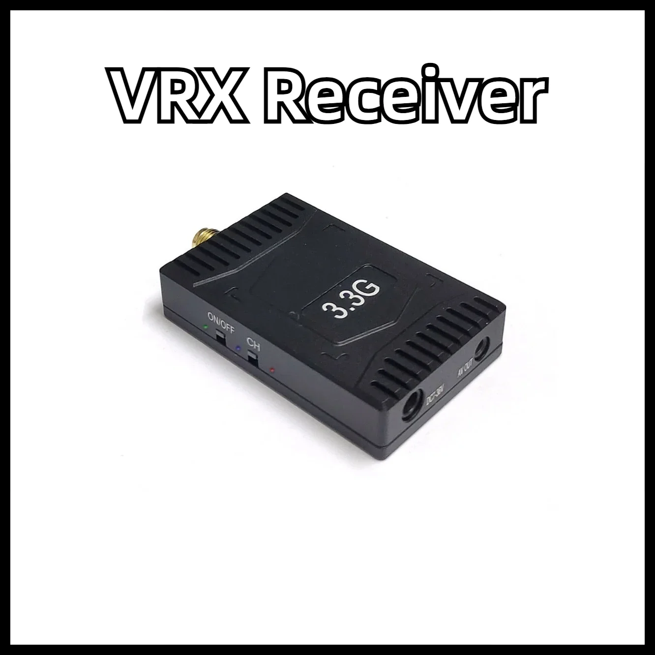 FPV 3.3G Long Distance Image Transmission High Sensitivity Video Receiver VRX Drone Transmission Accessories VRX High Definition