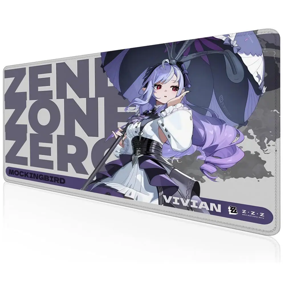 Jogo quente zenless zona zero novo mouse pad 1000x500 xxl grande para fps esports jogos antiderrapante teclado de escritório tapetes de mesa