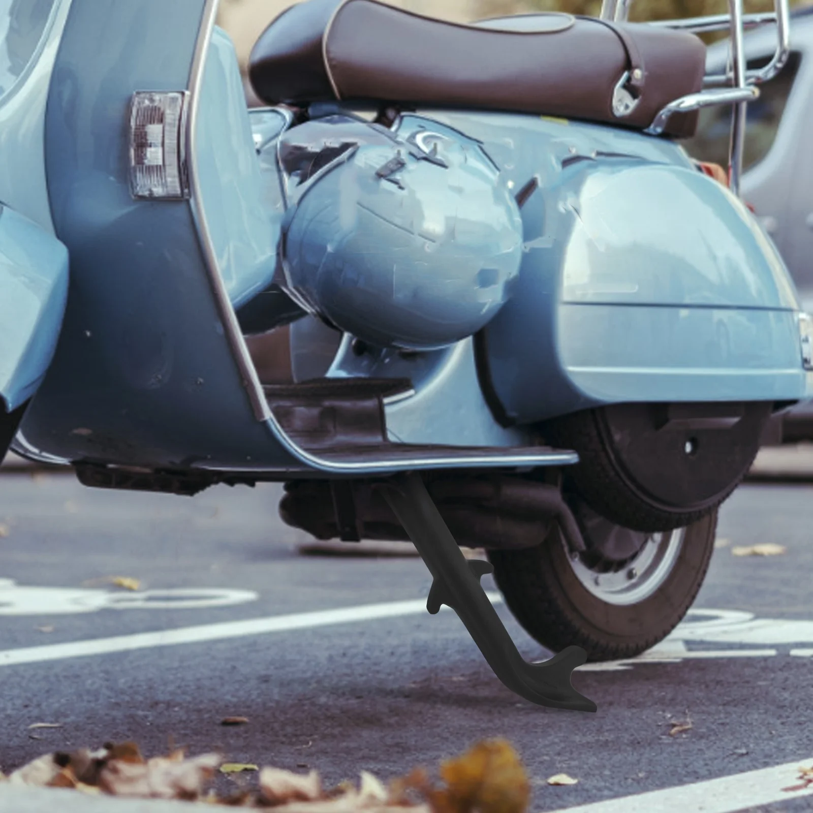 

Electric Scooter Kickstand Motorcycle Foot Stand Stable Sleek Design Metal Side Support Stand Replacement Motorcycle Kickstand