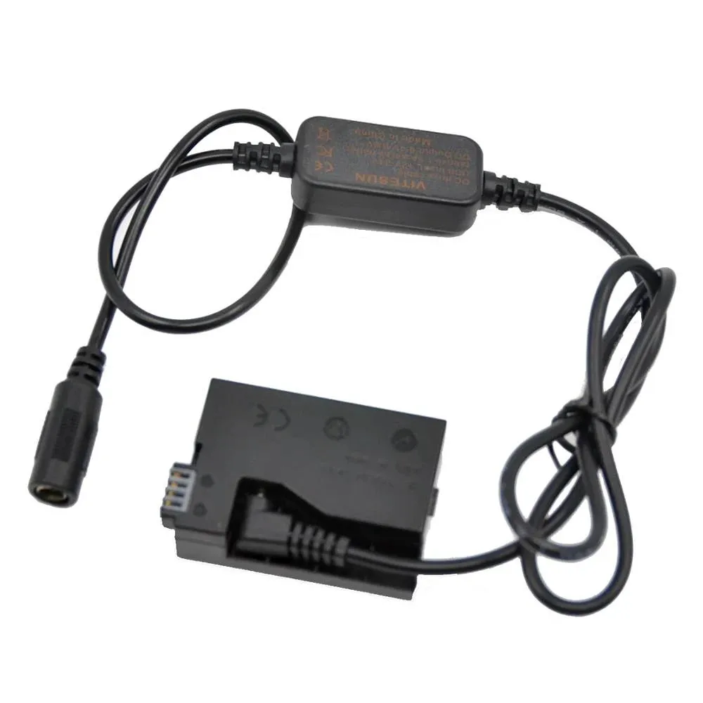 12V-24V Step-Down Power Cable+DR-E8 LP-E8 Fake Battery For Canon EOS Rebel T2i T3i T4i T5i 550D 600D 650D 700D Kiss X4 X5 X6