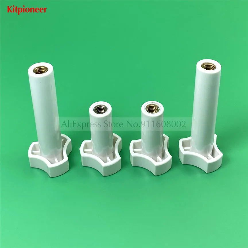 น็อตยึดน็อตสกรูสำหรับ mql 4ชิ้นสีขาวใหม่อุปกรณ์เครื่องทำไอศกรีม M8 2ยาว + 2สั้น