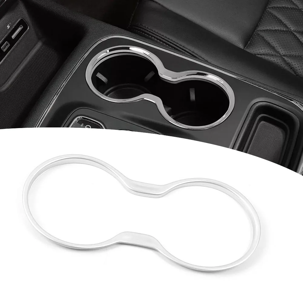 

Для Jeep для Grand для Cherokee 2011-2021 автомобильный держатель для чашки с водой, декоративная рамка, накладка, наклейка, рамки, внутренние молдинги