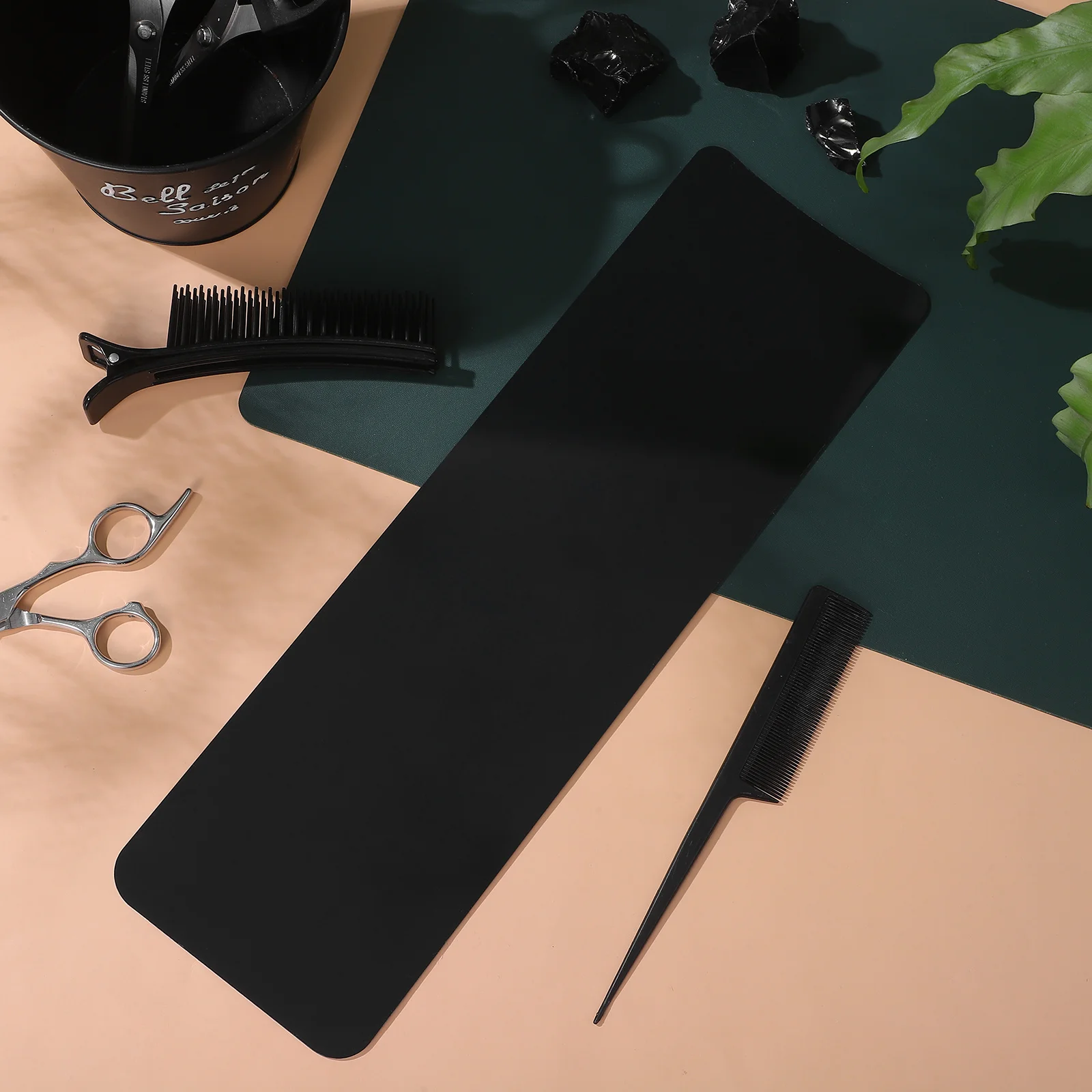 

Coloring Dye Tool Yellow Salon Professional Hair Coloring Plate Highlighting Kit Washable Plates Hair Application