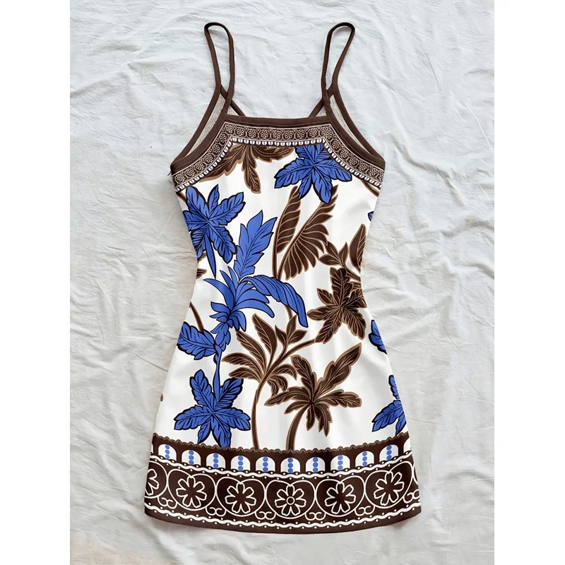 Women'S Fashion Date Spring Summer Limited Edition Positioning Burnout Camisole Dress Niche Design Gentle St