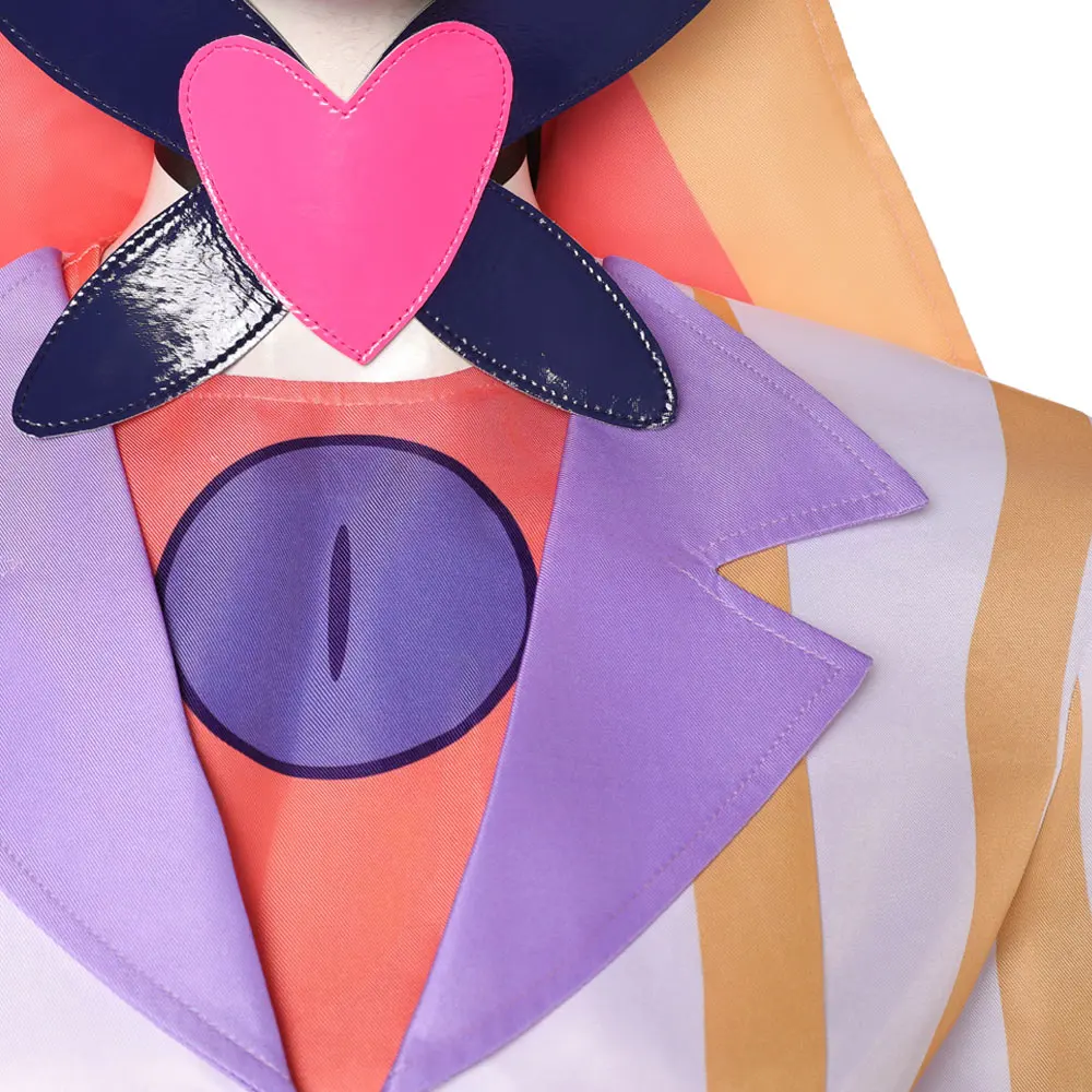 فندق التلفزيون الجحيم نزل السير Pentious تأثيري الملاك موحدة زي نظارات ملابس الرجال الكبار الذكور تمويه فانتازيا موحدة هالوين #5