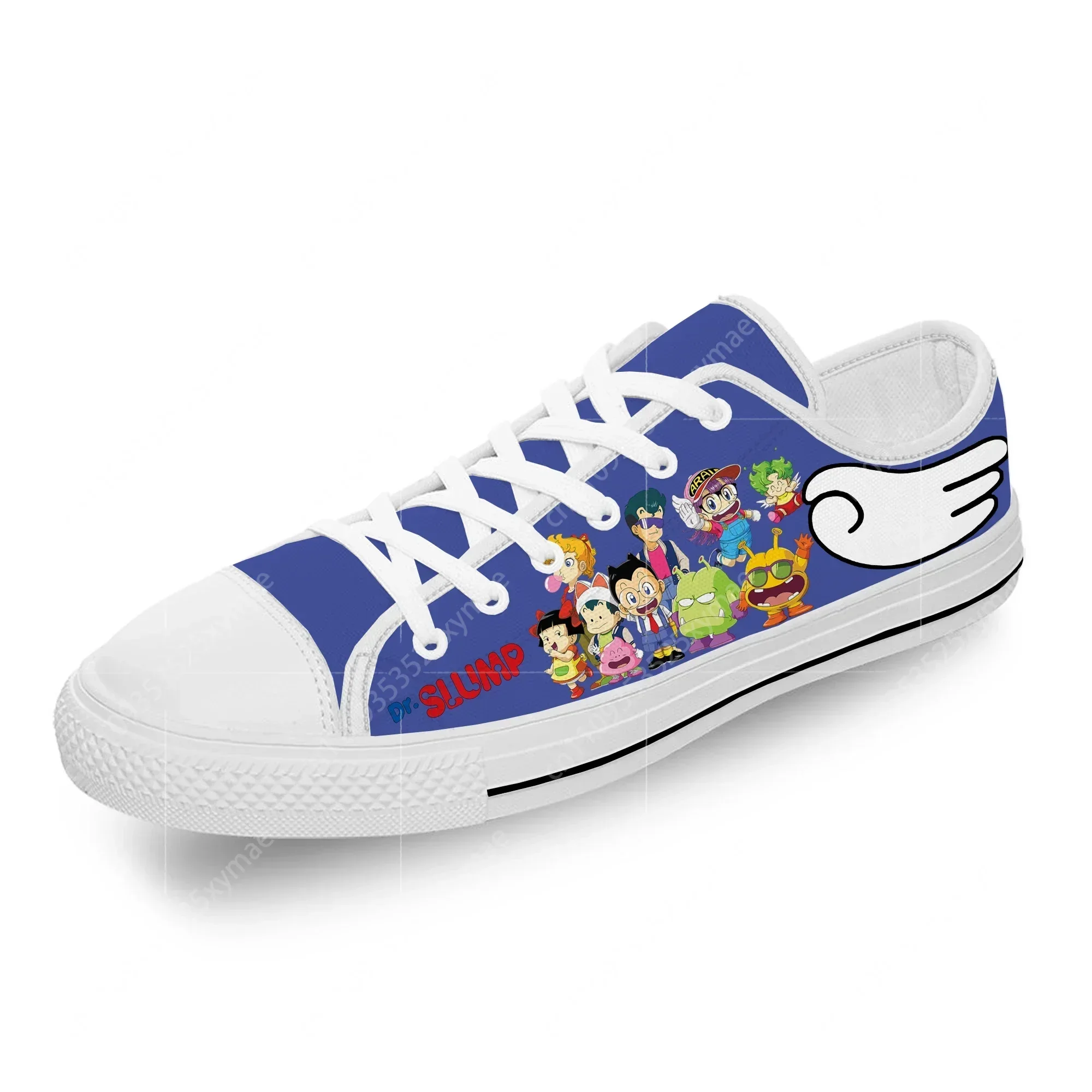 Zapatillas de deporte japonesas de Anime Manga Cartoon Arale Dr Slump, zapatos informales de tela para hombre y mujer, zapatos de lona con estampado 3D, zapatos de Cosplay