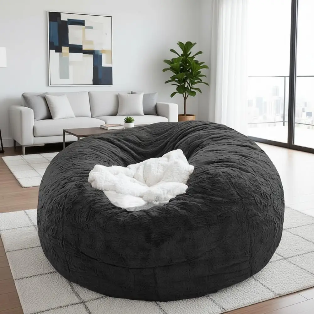 

Большой бежевый чехол для дивана для всей семьи, подходит для гостиной и спальни, серый, 7-тонный