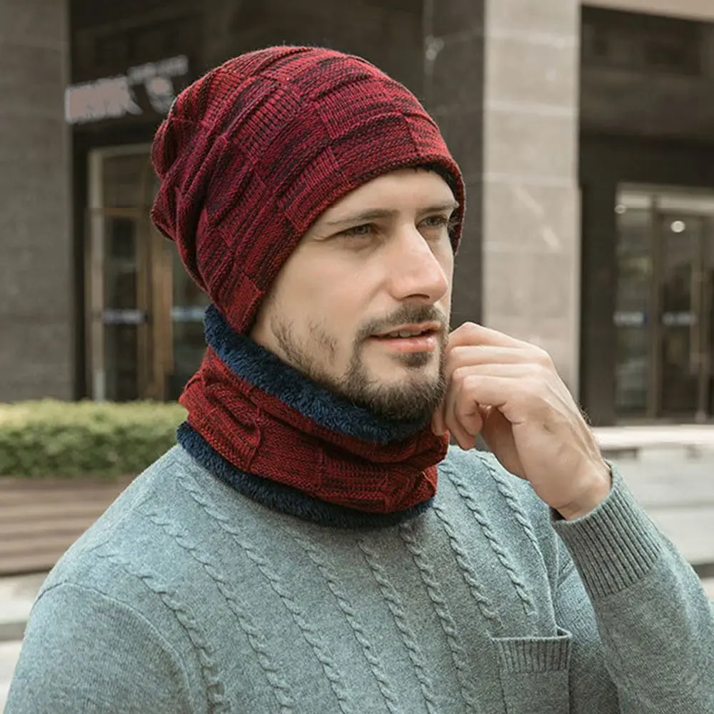 conjunto-de-gorro-e-cachecol-masculino-de-inverno-aquecedor-de-pescoco-gorro-de-malha-forrado-com-la-grossa