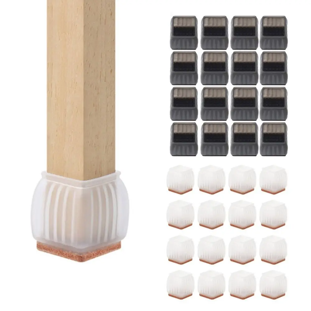 

with Non-slip Felt Chair Leg Floor Protectors Protect Floors from Scratches Silent Furniture Pads Chair Sock Square