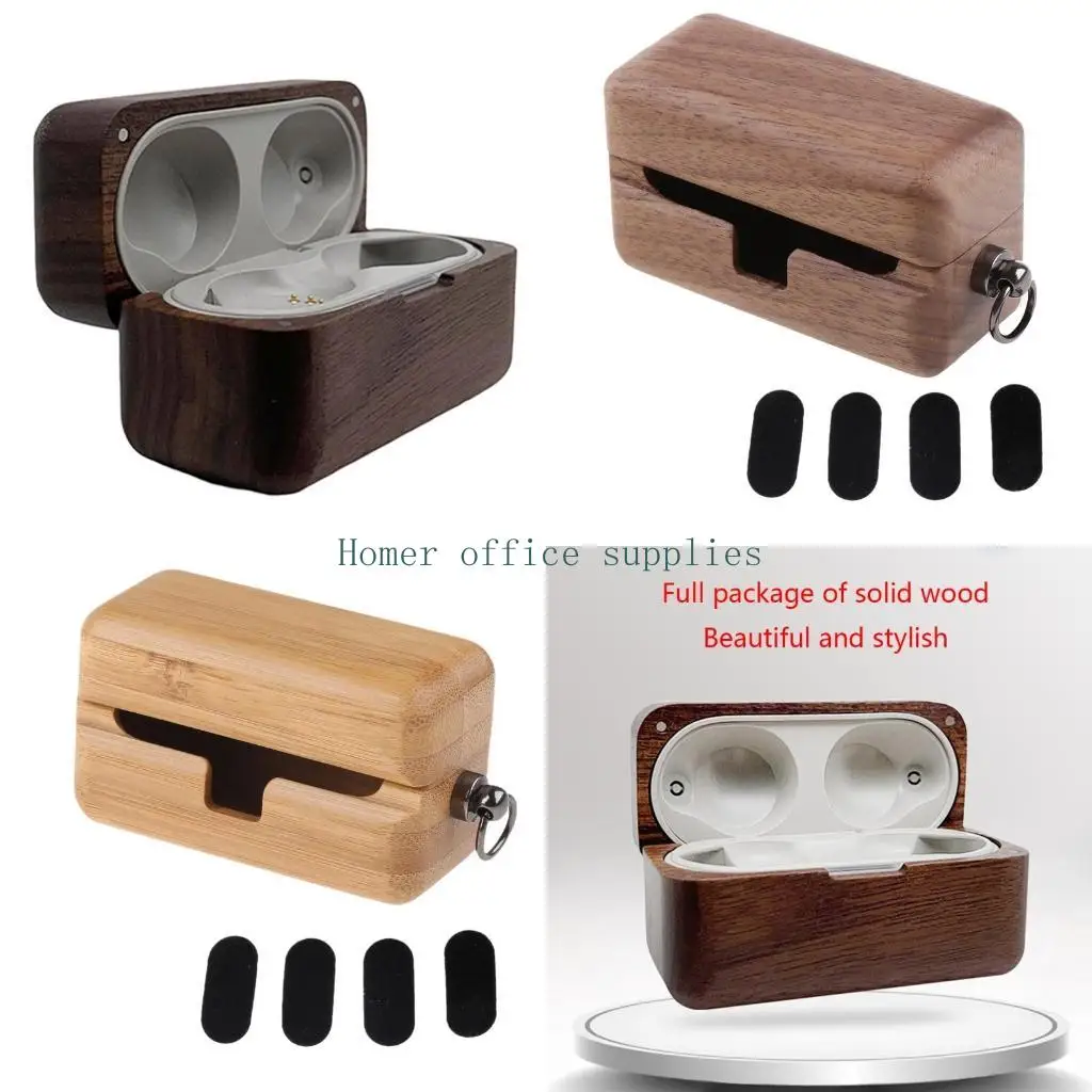 

K43B Wooden для оболочки защитной крышки наушники для корпуса For-S-Ony WF-1000xm4