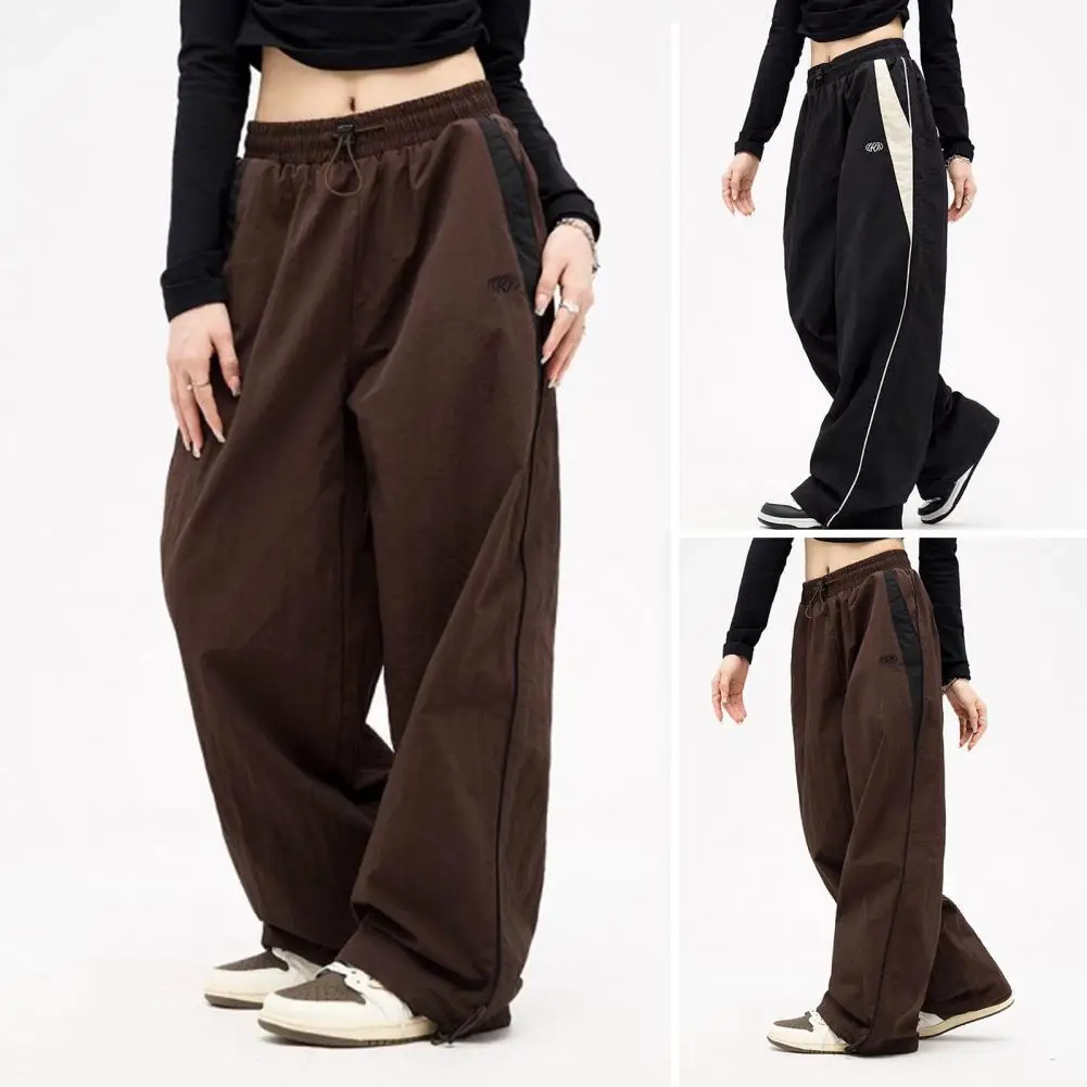 Women Casual Joggers Pants Fashion Streetwear Oversized Sports Wide Leg Pants Hip Hop Sweatpants High Waist Baggy Trousers